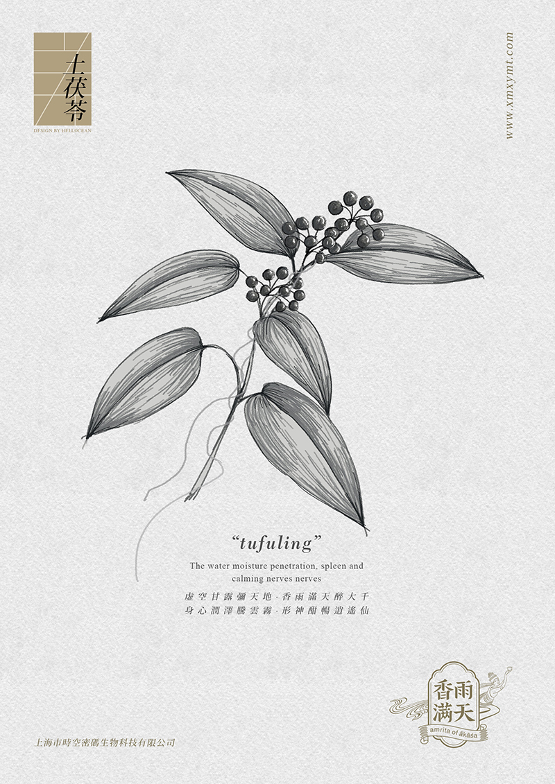 [ 香雨滿天 ] 保健茶平面包裝設(shè)計(jì)_茶葉包裝設(shè)計(jì)_平面包裝設(shè)計(jì)
