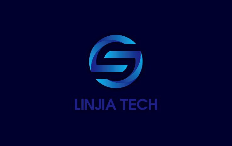 上海霖嘉電子科技logo設(shè)計(jì)案例_科技電子logo設(shè)計(jì)